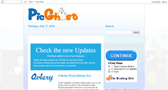 Desktop Screenshot of blog.picghost.com
