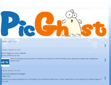 Tablet Screenshot of blog.picghost.com